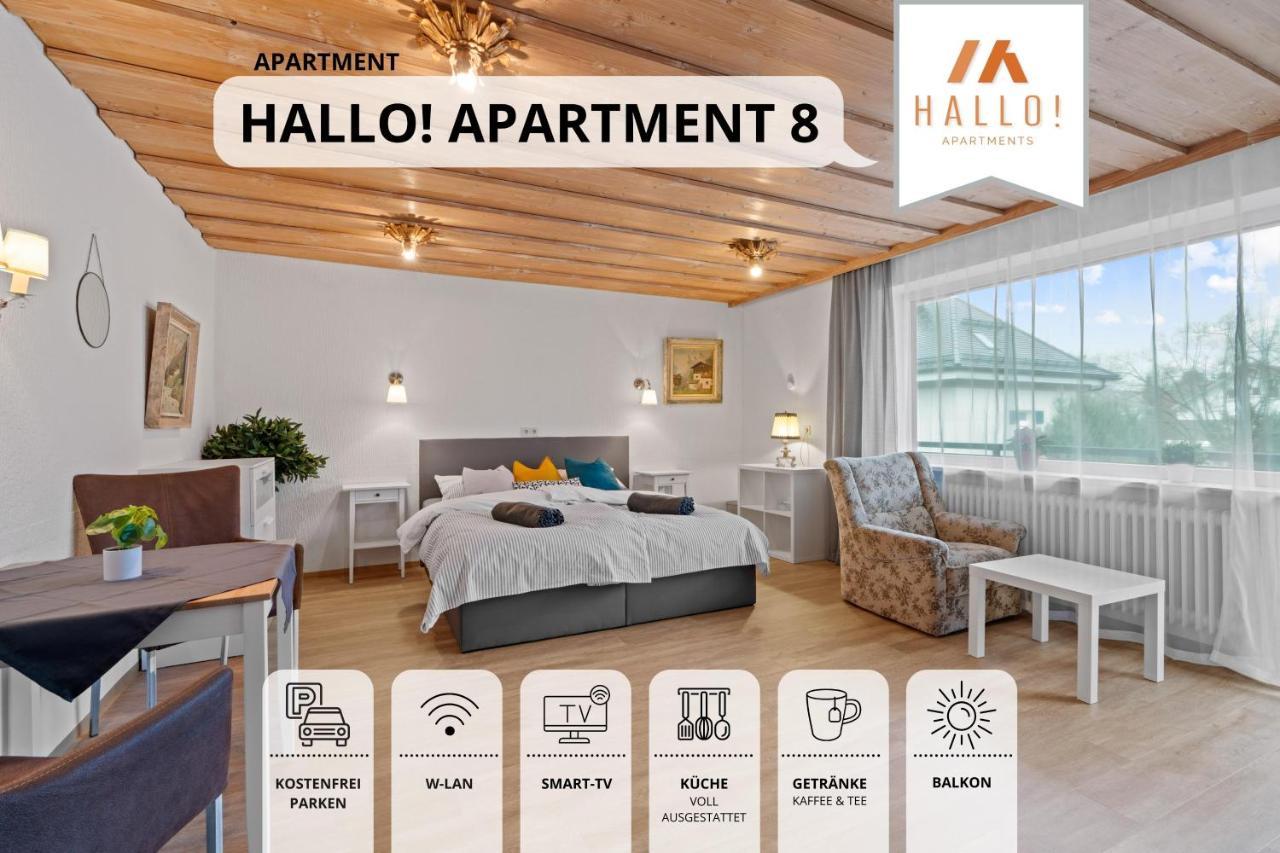 Sehr Gemuetliche Ferienwohnung In Bester Lage Mit Grossem Sonnenbalkon L Innenstadtnaehe L 1 Minute Zum Bahnhof L Kueche L Tv L Free-Wlan L Willkommen Im Hallo!-Apartment 8 Bad Wörishofen Εξωτερικό φωτογραφία
